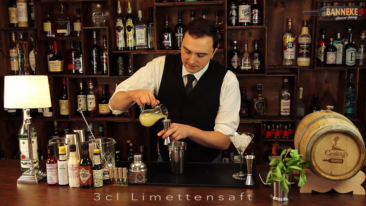 Daiquiri - Rum Cocktail selber mixen - Schüttelschule by Banneke