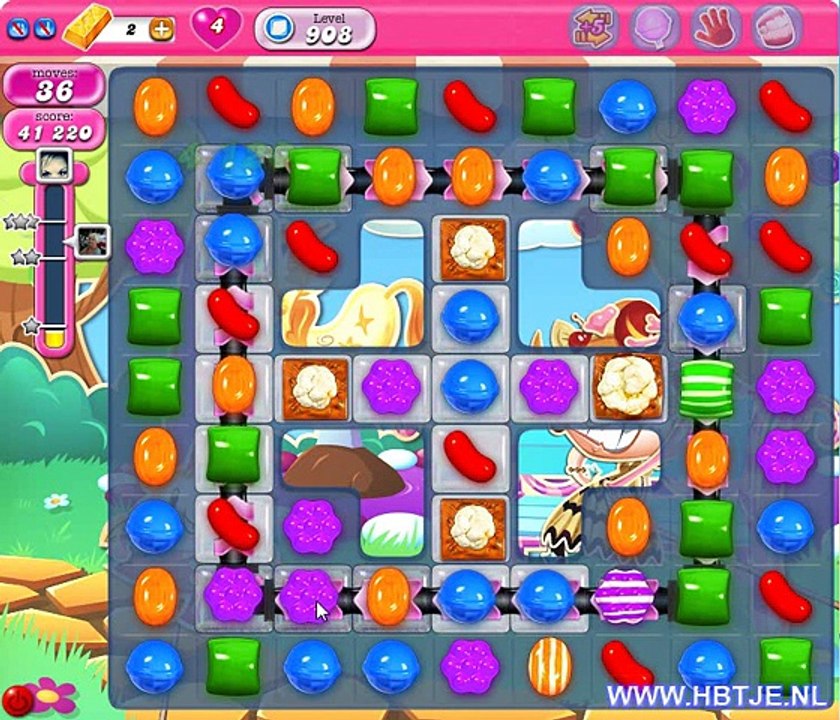 Candy Crush Saga level 908