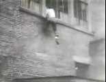 1930's Incredible Stuntman ! Parkour is not new !