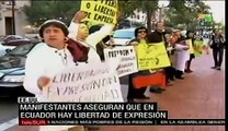 Ecuatorianos en EE.UU rechazan denuncia de medios ante CIDH