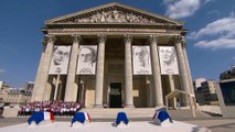 Cérémonie d’hommage solennel de la Nation à P. Brossolette, G. de Gaulle-Anthonioz, G. Tillion et J. Zay