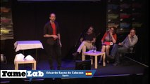 Monólogo de Eduardo Sáenz de Cabezón en la semifinal de Famelab internacional