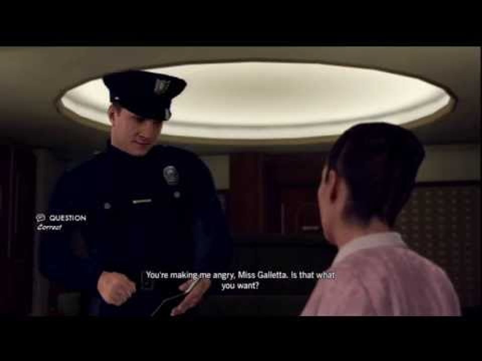 L.A. Noire Advanced Tutorial: Interviewing Eyewitnesses HD