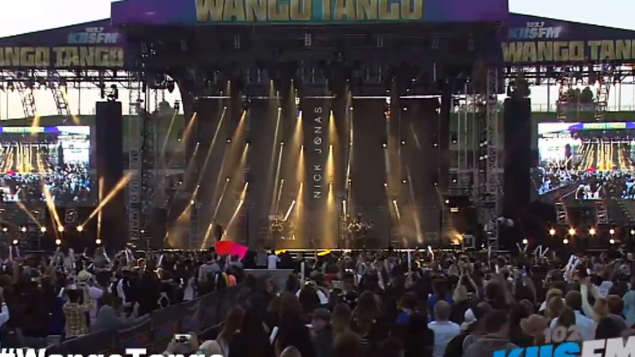 Nick Jonas performance at the Wango Tango 2015
