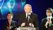 Wieczór wyborczy PiS - Jarosław Kaczyński