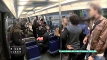 Caméra cachée : Elle insulte une femme voilée dans le métro.