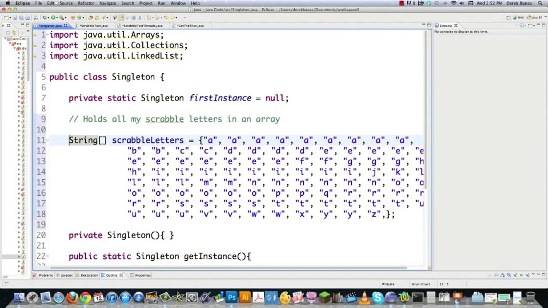 Singleton Design Pattern Tutorial