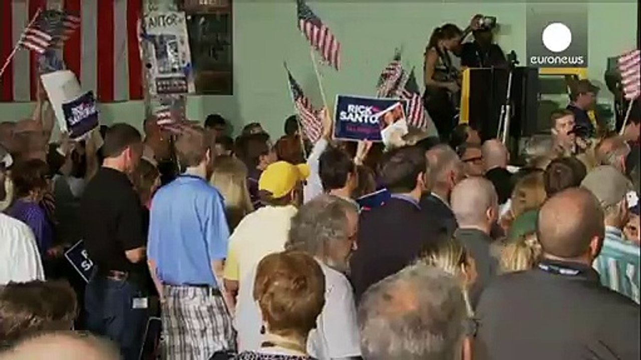 US-Präsidentenwahl: Republikaner Santorum läuft sich warm