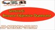 Resume Objectives: Resume Objective Statements Explained