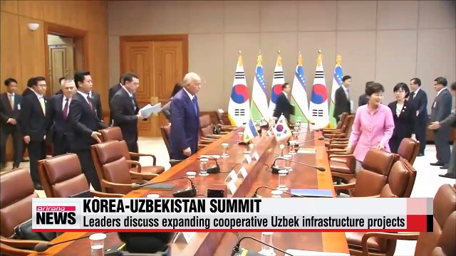 Leaders of Korea, Uzbekistan discuss cooperation in infrastructure, trade, health care