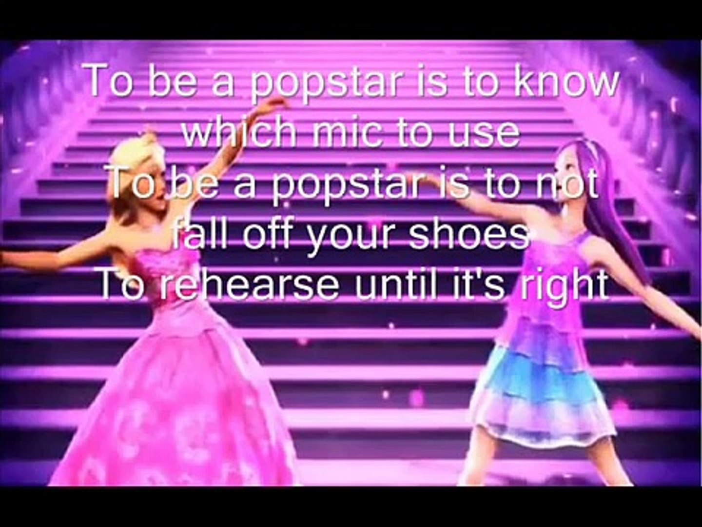 barbie-to be a princess /to be a pop-star lyrics - video Dailymotion