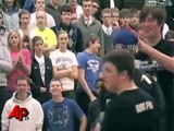 Raw Video: Kansas Coach Hits Half Court Shot
