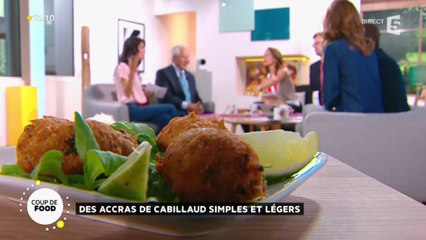 Des accras de cabillaud simples et légers