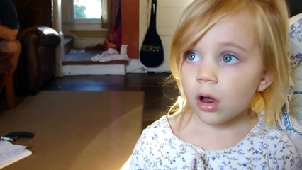Little Girl Sings Until She Has to go Poop