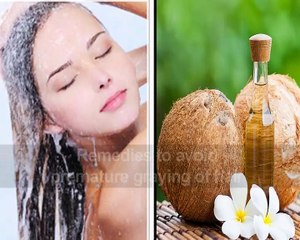 Remedies to avoid premature graying of hair