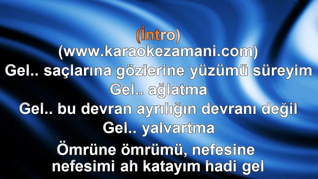 Gaye Aksu - Sevdan ile - 2006 TÜRKÇE KARAOKE