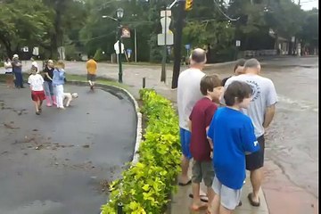 Hurricane Irene hits Ho-Ho-Kus, New Jersey