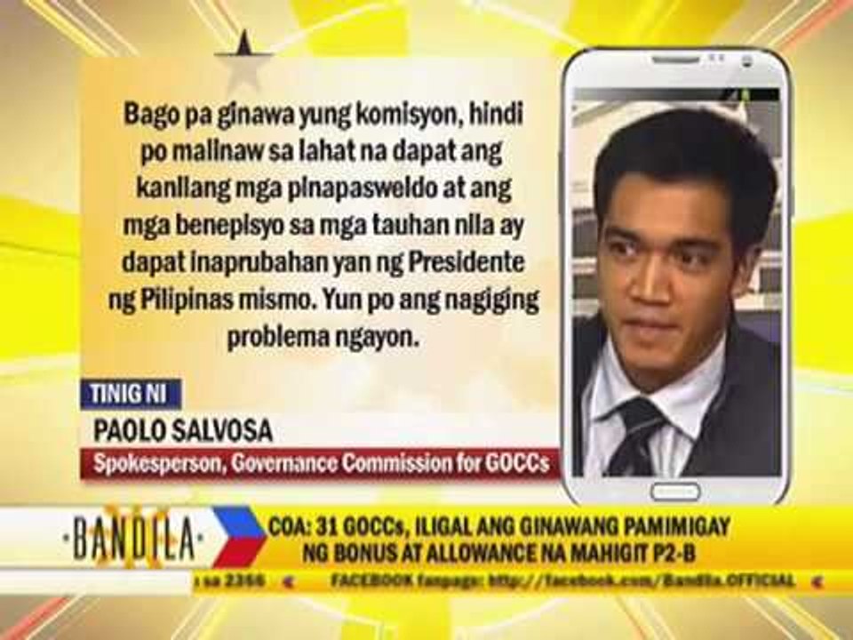 31 GOCCs told to return P2-B bonuses