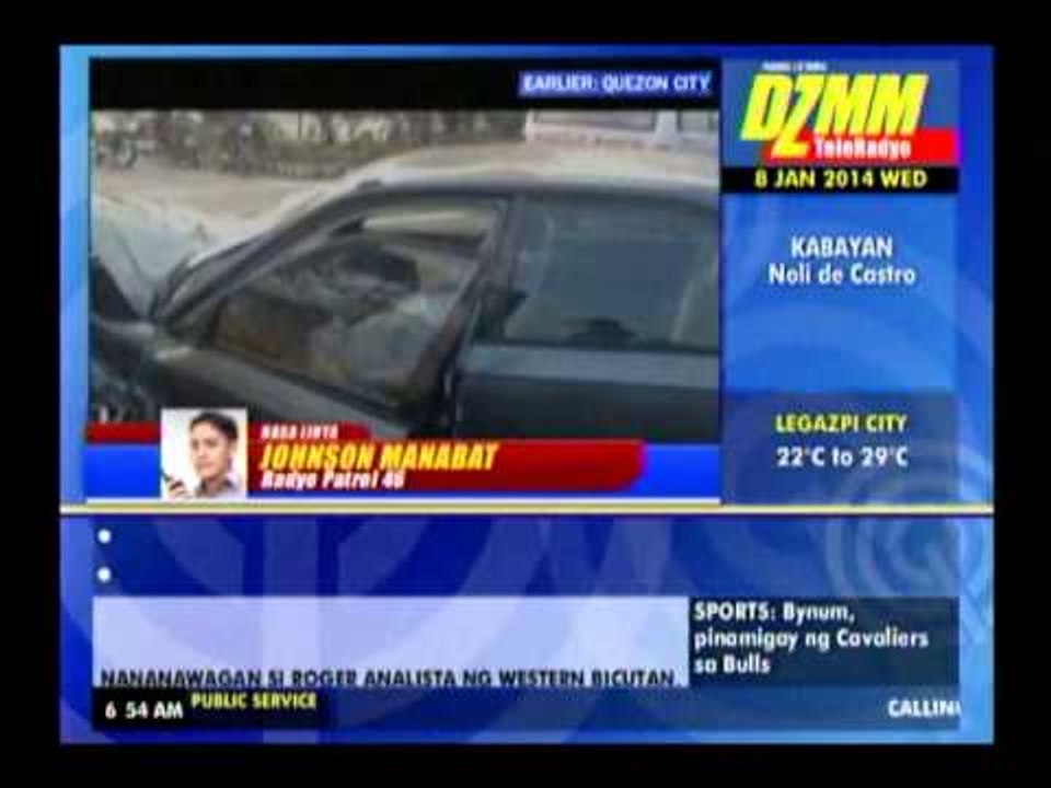 Customs officer killed, 2 hurt in QC road mishap