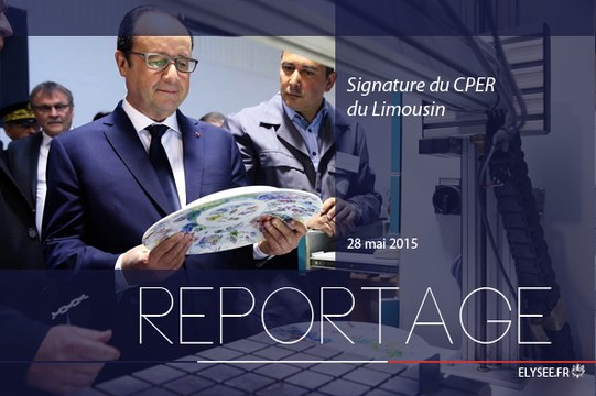 [REPORTAGE] Signature du contrat de plan Etat-Région limousin