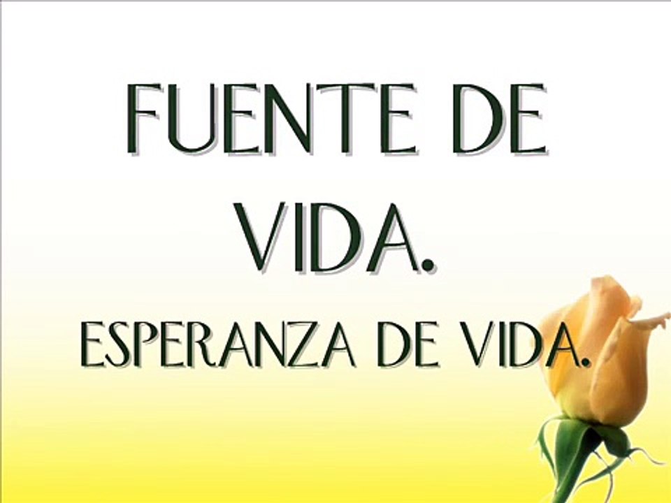ESPERANZA DE VIDA - FUENTE DE VIDA (Adoración CON LETRA)