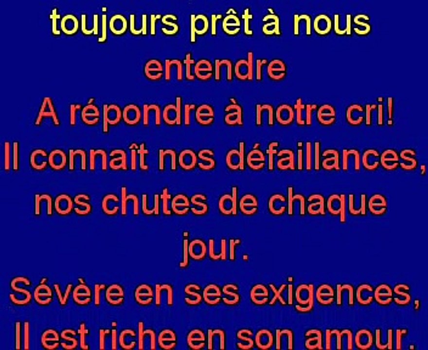 Quel ami fidele et tendre