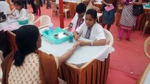Blood Donation Camp 2014 - Shraddhawans undergoing preliminary checkup