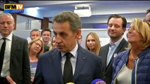 Nicolas Sarkozy remercie les socialistes 