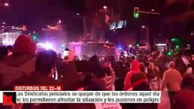 Video- Disturbios del 22M en Madrid, Antidisturbios Acorralados