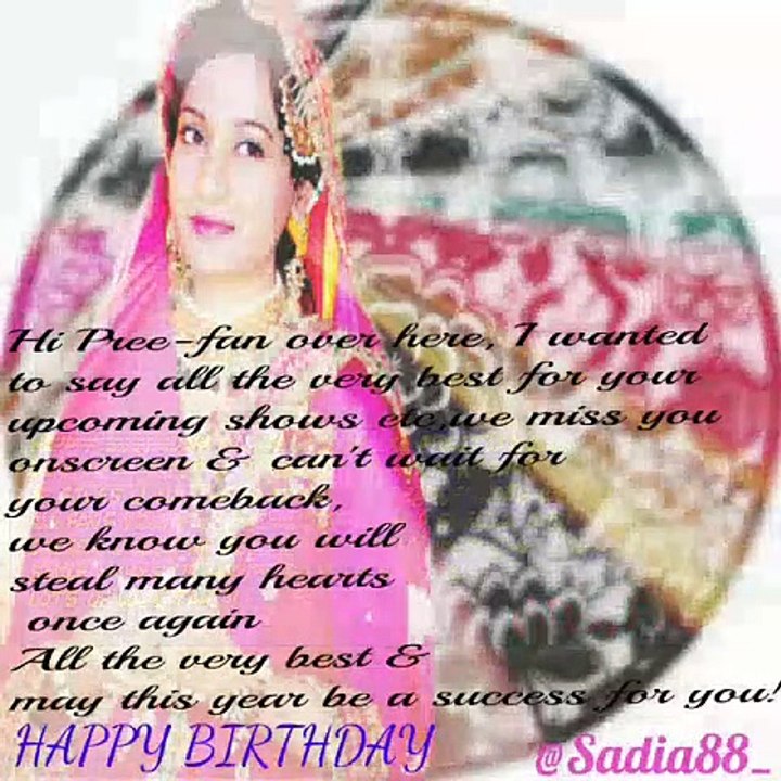 Fans Messages for Preetika Rao! Happy Birthday Pree!