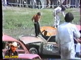 STOCK-CAR A ILLZACH 18 & 19 MAI 1985 PRÉSENTATION DES PILOTES  LA CITROËN DS No 46  ROLLMOPS DE SAUSHEIM CITY ALSACE FRANCE  