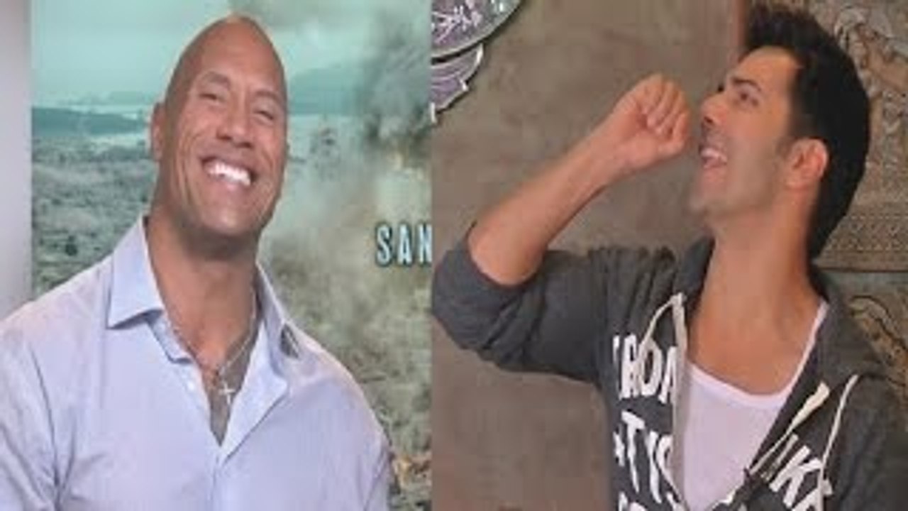 Dwayne Johnson Fulfills Varun Dhawan Wish - The Bollywood