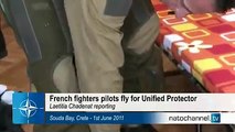 French fighters pilots fly for Unified Protector NATO combat mission military operation in Libya.mp4