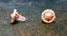 Beading4perfetionists : Classic pearl earring studs beading tutorial