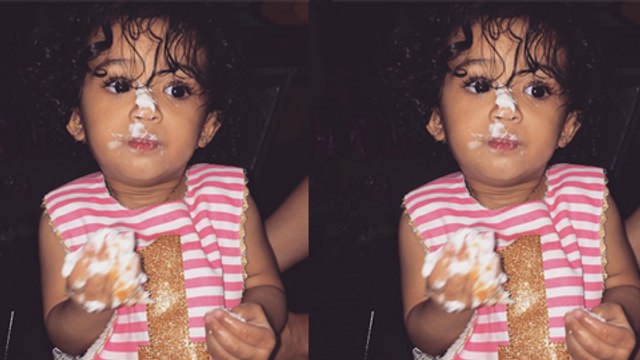 Chris Brown Baby Birthday: Royalty Got Cake All Over Her Face