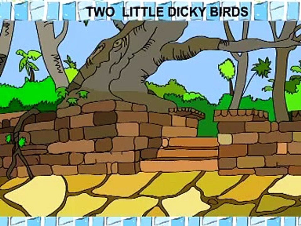 Two little dicky birds-rhymes-rhymes for children-nursery rhymes-english rhymes-rhymes for kids