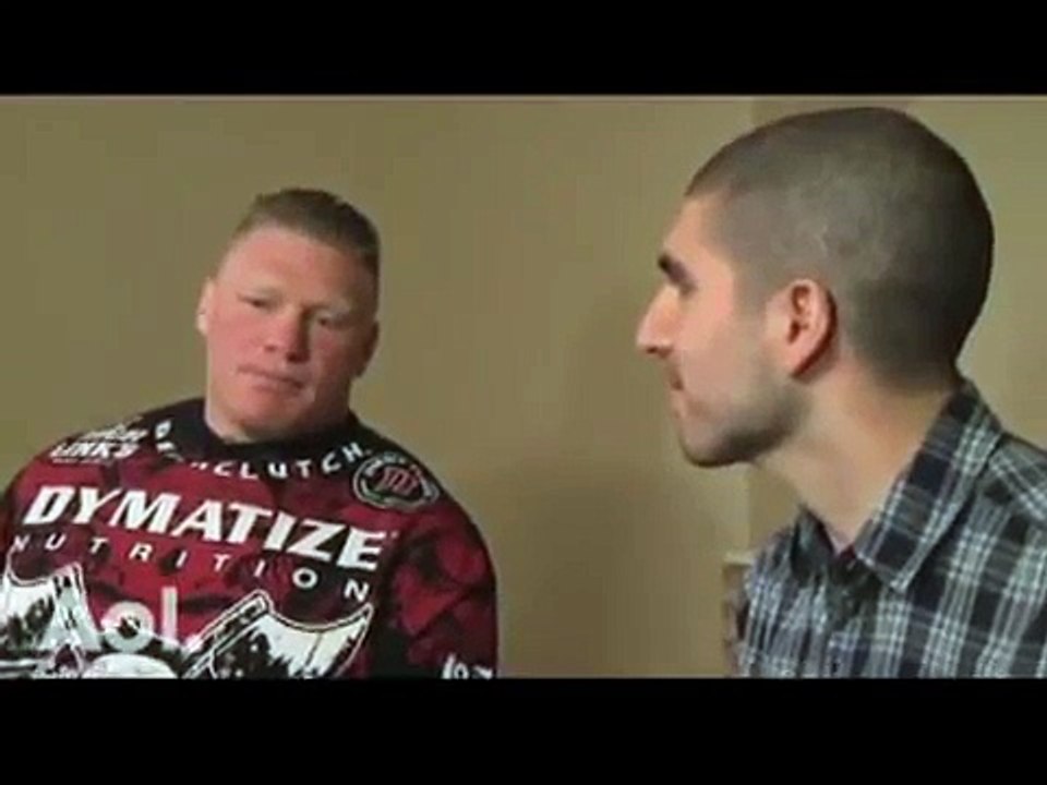 Brock Lesnar challenges WWE's "The Undertaker" to a real fight!