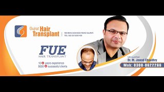 Videos of FUE hair transplant surgery in Pakistan,FUE hair transplant surgery video by GHT