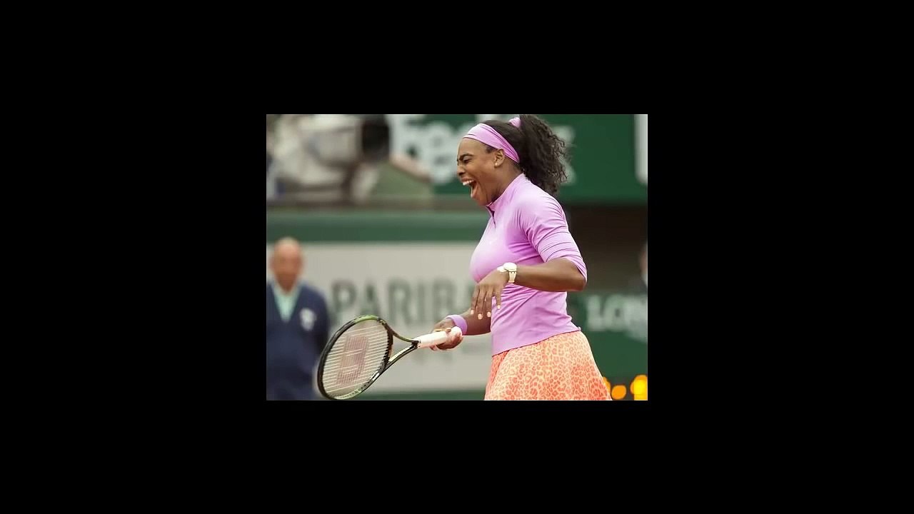 Serena Williams v. Andrea Hlavackova 2015 French Open R128 Highlights