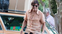 Tom Cruise Looks Stylish on Set of Mena