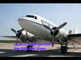 Flying in a Dakota DC-3 from Robin Hood Airport, Doncaster