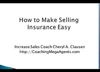 How to Make Selling Insurance Easy