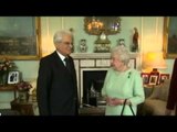 Londra - Incontro del Presidente Mattarella con S.M. la Regina Elisabetta II (28.05.15)