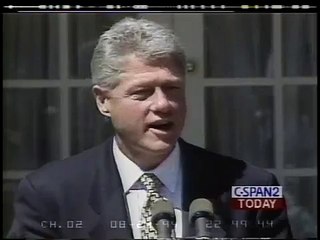 President Clinton Signs the King Holiday and Service Act