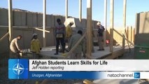 NATO in Afghanistan - Afghan students learn skills for life in Uruzgan