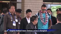 Chelsea touch down for exhibition match in Thailand