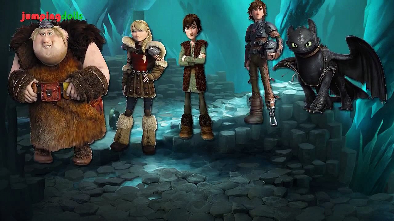 How to Train Your Dragon 2 Finger Family | Cartoon Animation Nursery ...