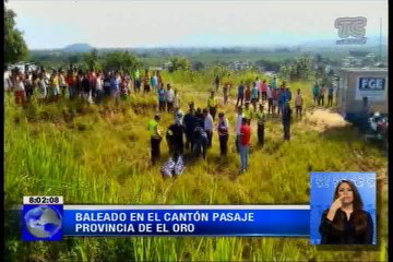 Baleado en el cantón Pasaje - El Oro