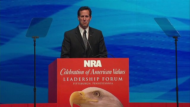 2011 NRA Annual Meetings - Rick Santorum - Celebration of American Values Leadership Forum