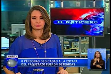 Video herunterladen: 8 personas dedicadas a la estafa del paquetazo fueron detenidas